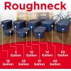 imageRubbermaid Roughneck Tote 31 Gal 3 Pack Made in USA Dark Indigo Metallic Rugged Plastic Stackable Storage Bins with Lids and Handles18 Gal  6 Pack