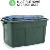 imageRubbermaid ECOSense Wheeled Storage Totes 40 Gal Pack of 2 Durable and Reusable Bins with Latching Lids for Garage or Home Organization Made From Recycled Materials37 Gal Pack of 3