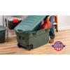 imageRubbermaid ECOSense Wheeled Storage Totes 40 Gal Pack of 2 Durable and Reusable Bins with Latching Lids for Garage or Home Organization Made From Recycled Materials40 Gal Wheeled  2 Pack