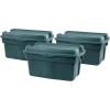 imageRubbermaid ECOSense Wheeled Storage Totes 40 Gal Pack of 2 Durable and Reusable Bins with Latching Lids for Garage or Home Organization Made From Recycled Materials28 Gal  3 Pack