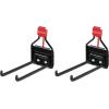 imageRubbermaid Shed Accessory MultiPurpose Hook Holds up to 20 lbs Black Space Saving Shed Organization for Power Tools Bikes Sports Equipment Shovels RakesBlack