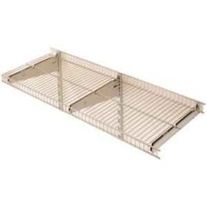 imageRubbermaid Garage FastTrack Wire Shelf 48quot x 16quot Satin Nickel Wall Mounted Storage System for HomeGarage Organization